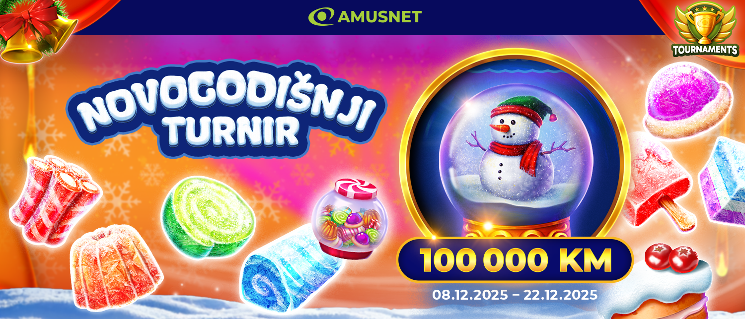 AMUSNET NOVOGODIŠNJI TURNIR - 100.000 KM